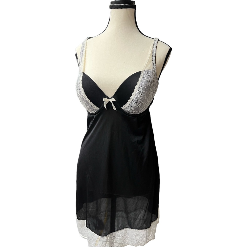 Smart & Sexy Lingerie Lace Trim Slip Dress Bra Size 36D - Picture 10 of 10
